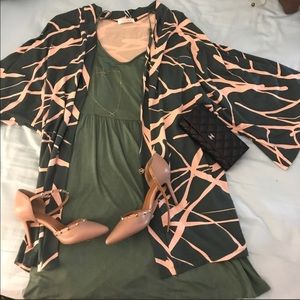 Ava Sky kimono sleeve cardigan